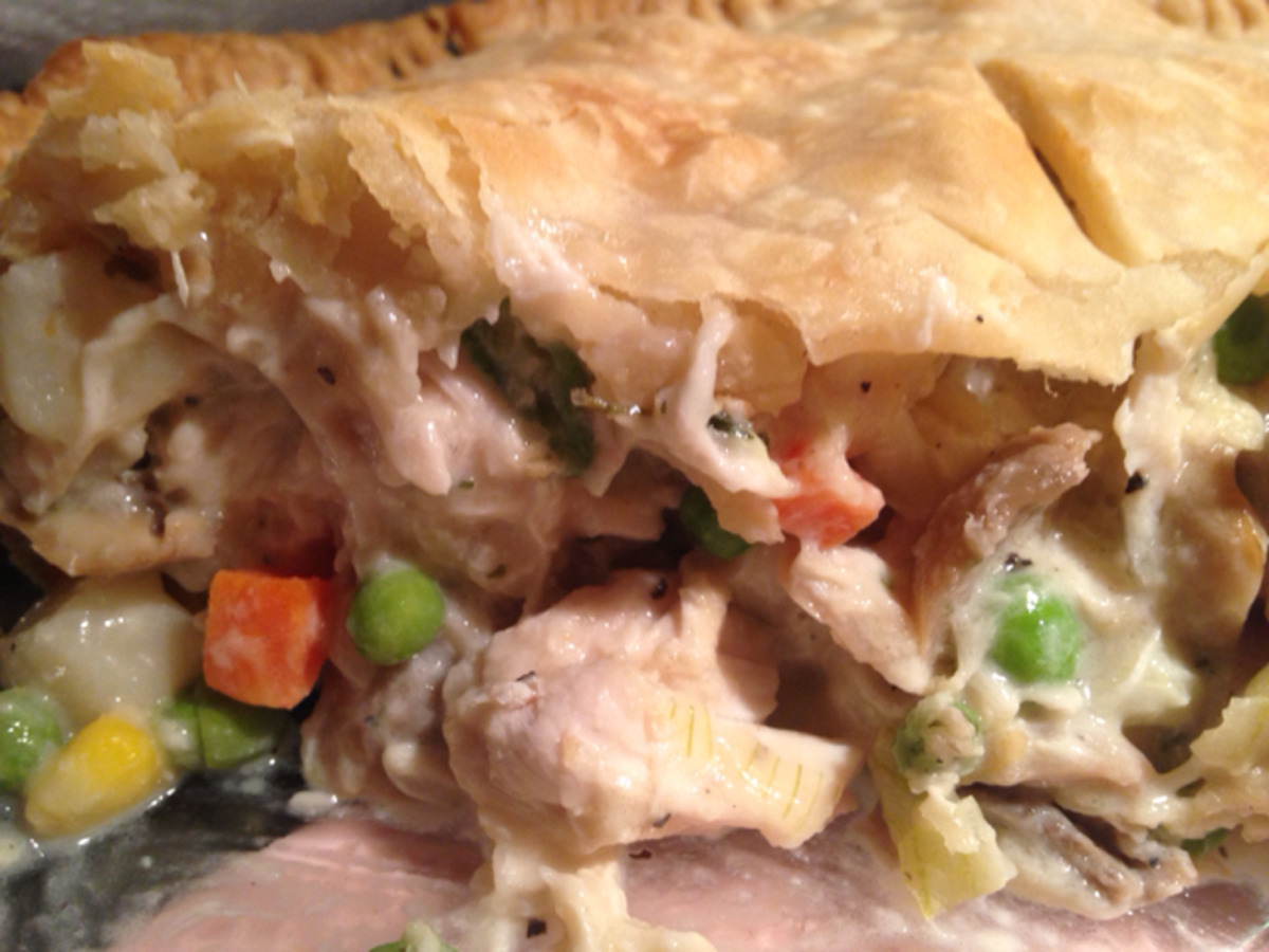Chicken Pot Pie (Using Rotisserie Chicken) Recipe