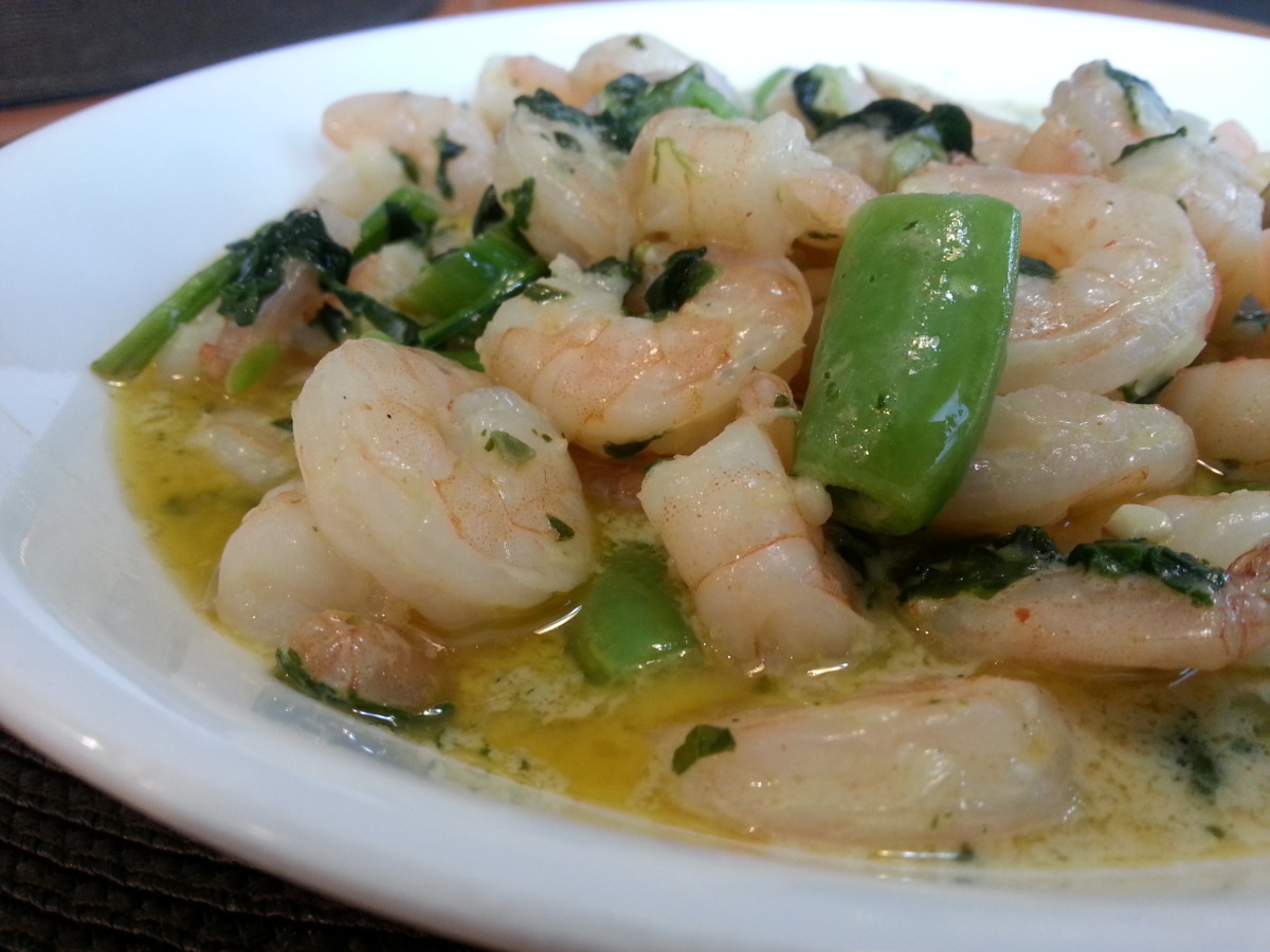 Shrimp With Coconut Milk Sauce image