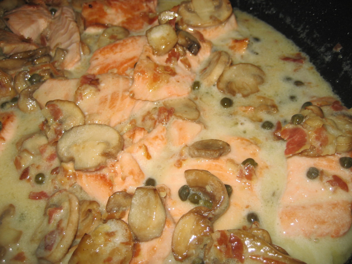 Chicken scallopini macaroni grill top