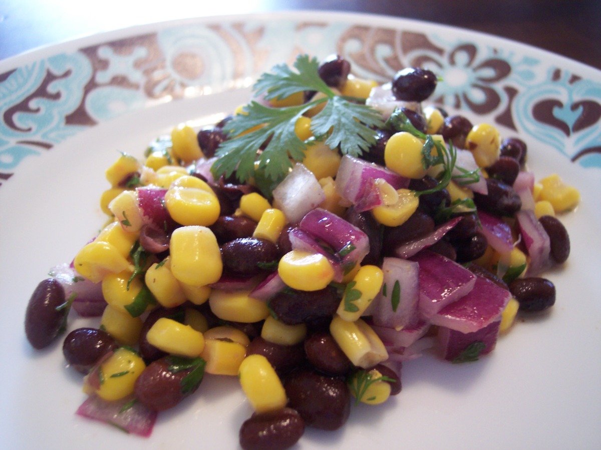 Very Low-Fat Black Bean And Corn Salad image