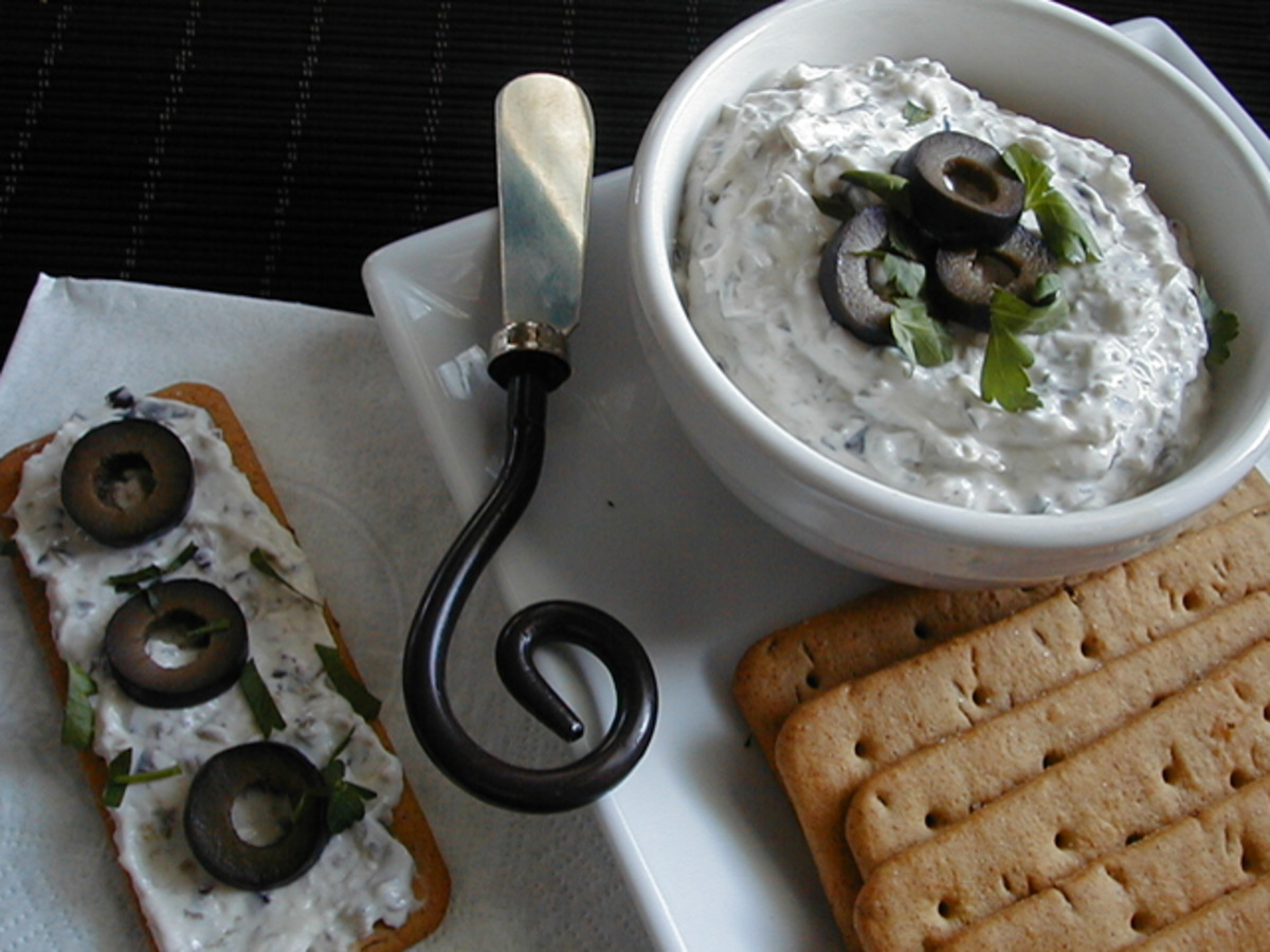 Creamy Black Olive Dip Recipe