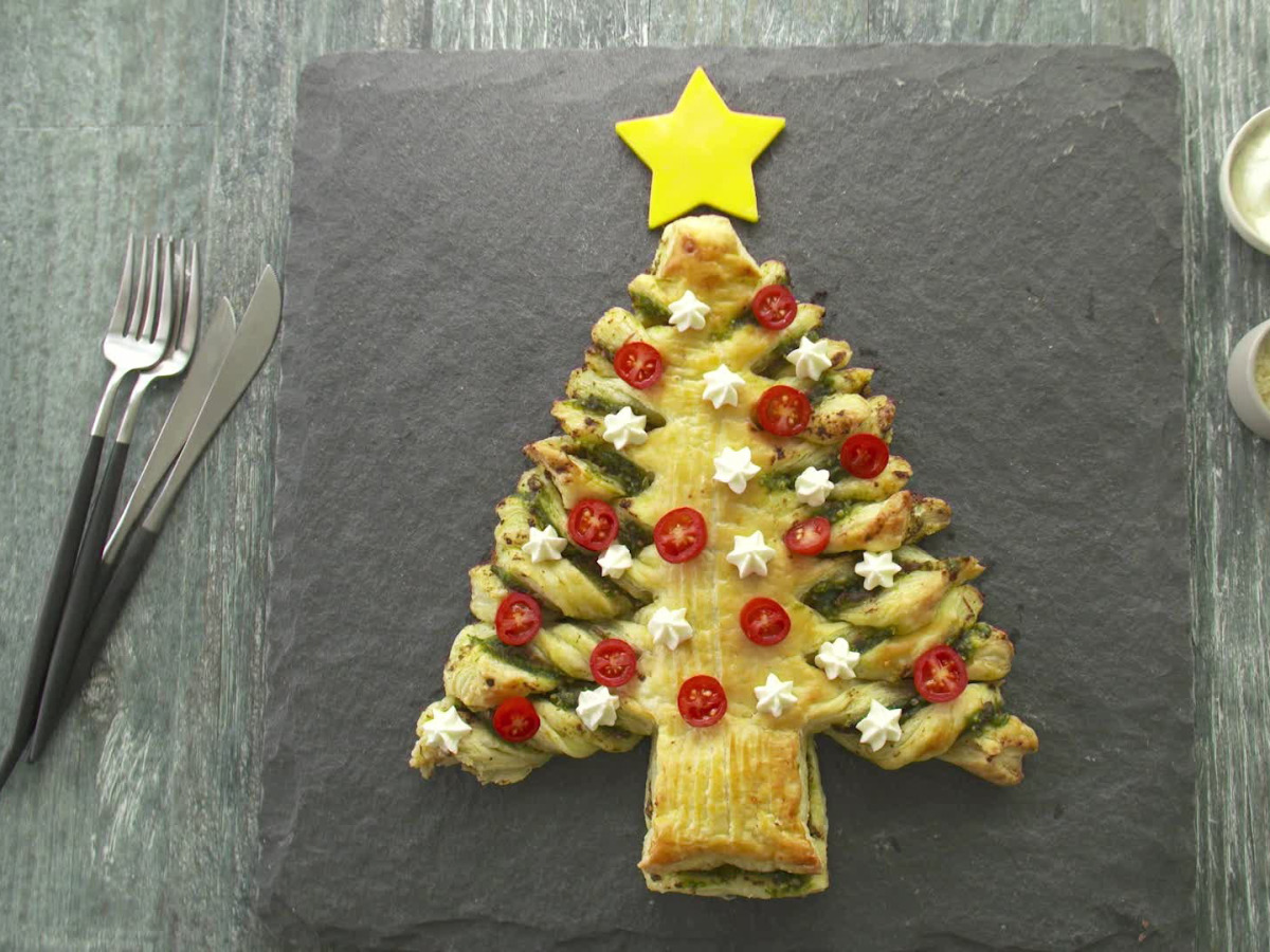 Pesto-Stuffed Christmas Tree image