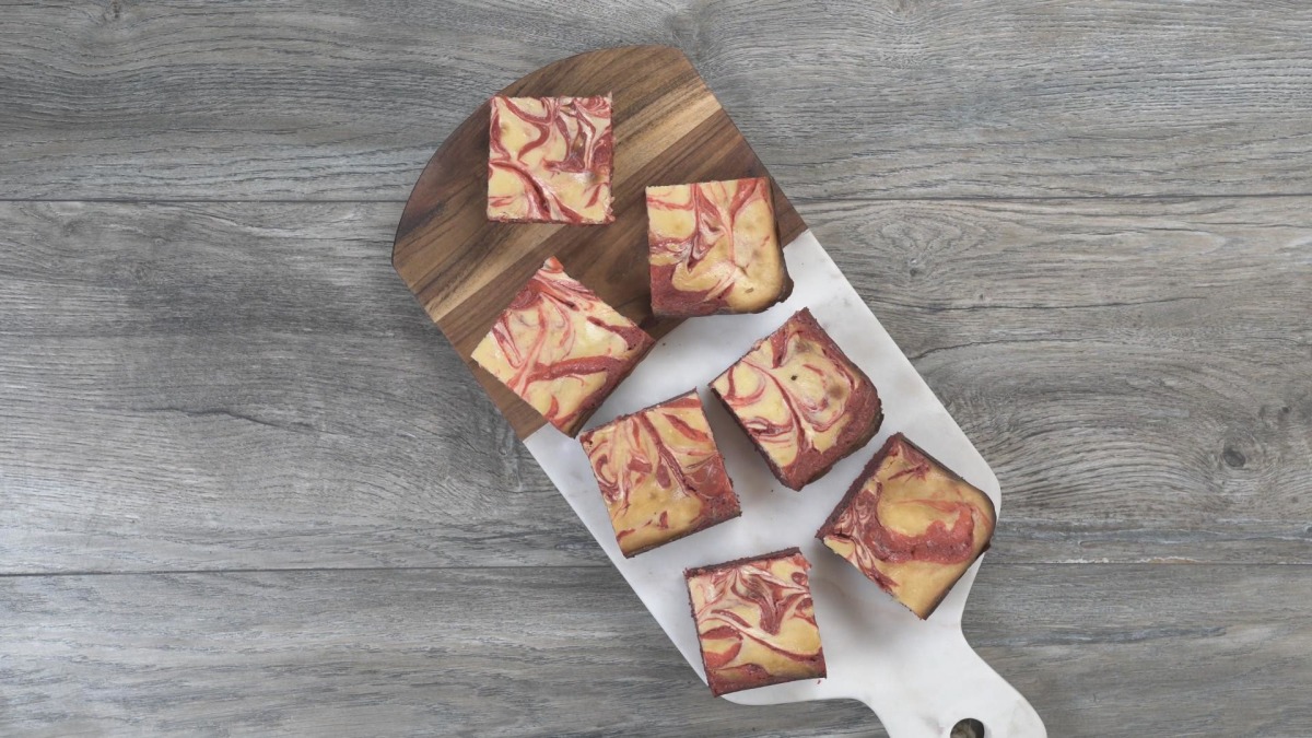 Red Velvet Cheesecake Swirl Brownies image