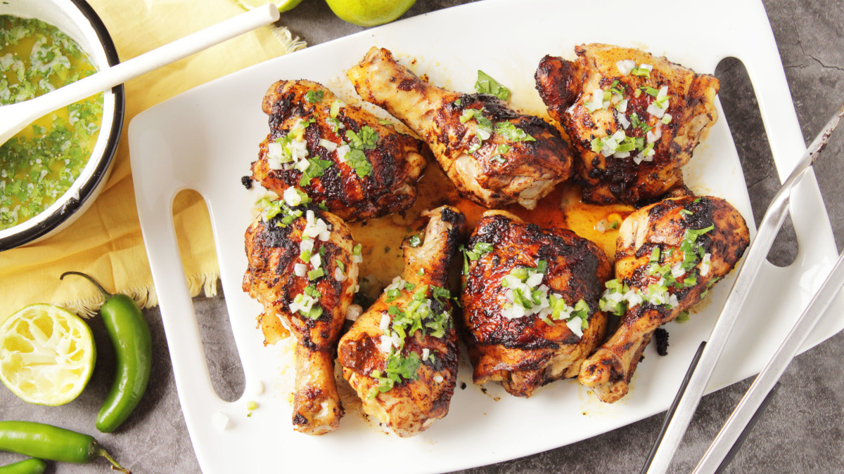Southwestern Grilled Chicken With Lime Butter image