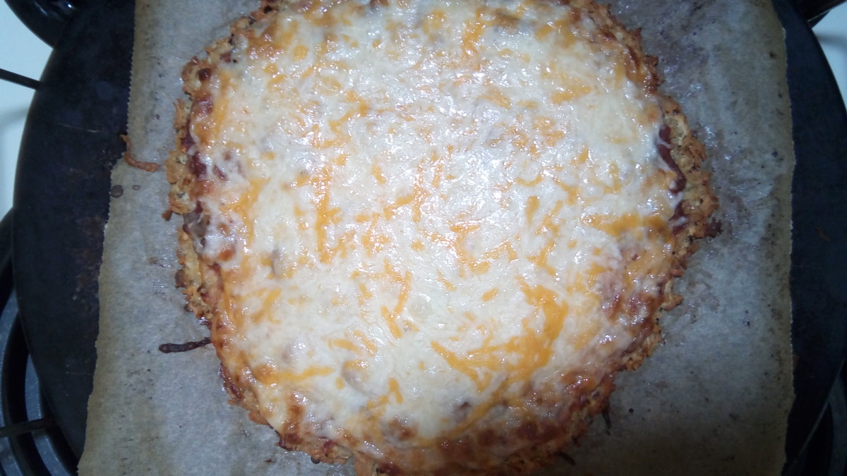 Chicken Pizza Crust Recipe Food Com It is high in protein. chicken pizza crust