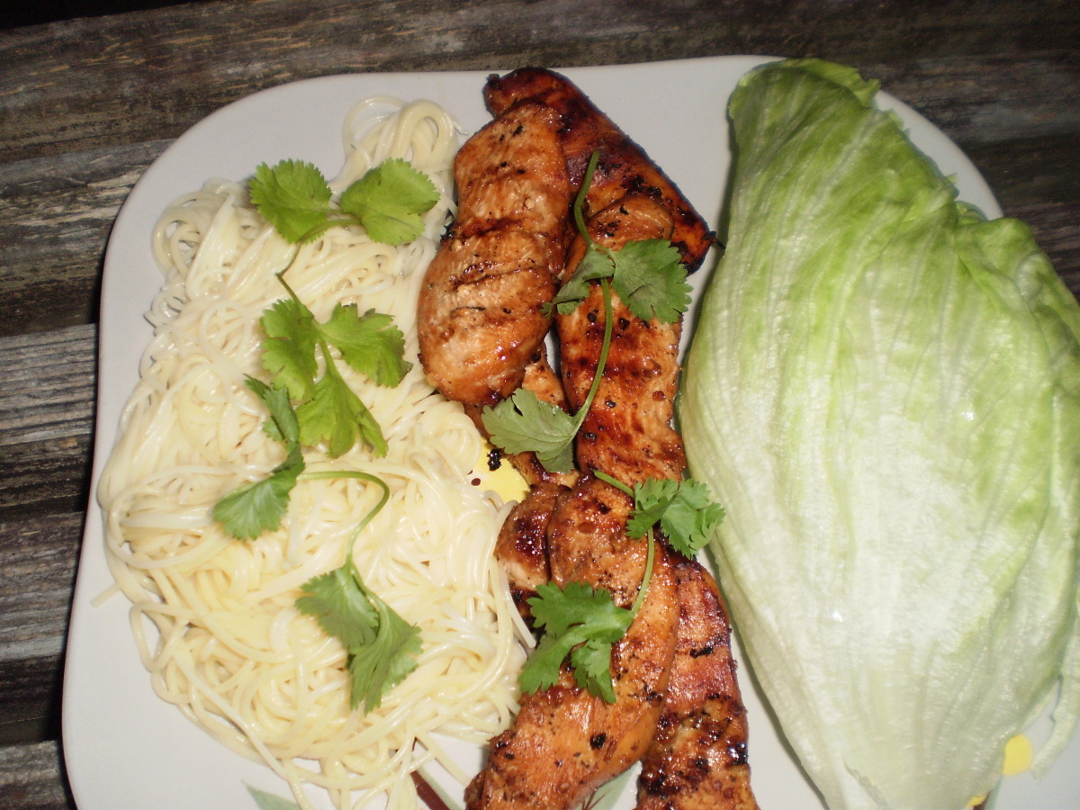 Vietnamese grilled pork wrapped in Lettuce_image