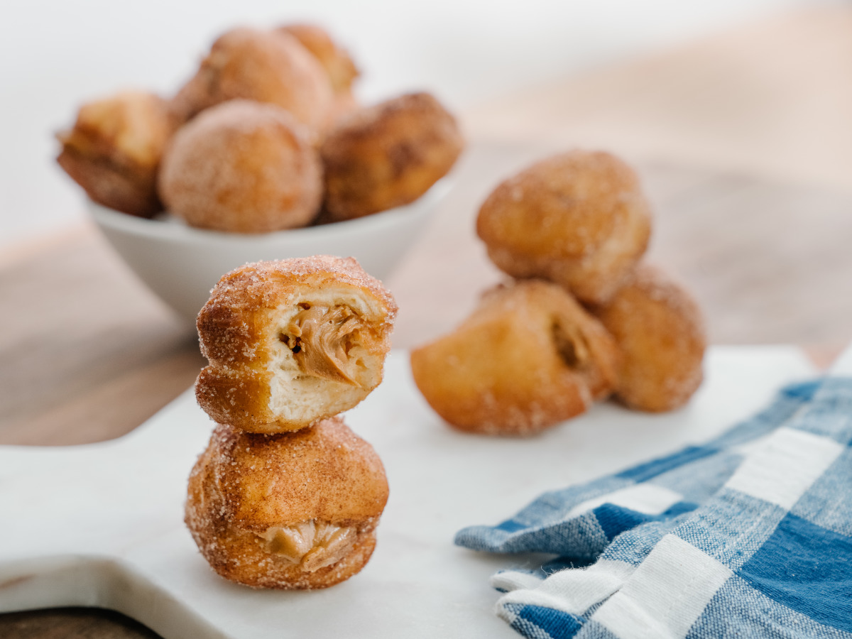 Cookie Butter Sufganiyot Bites