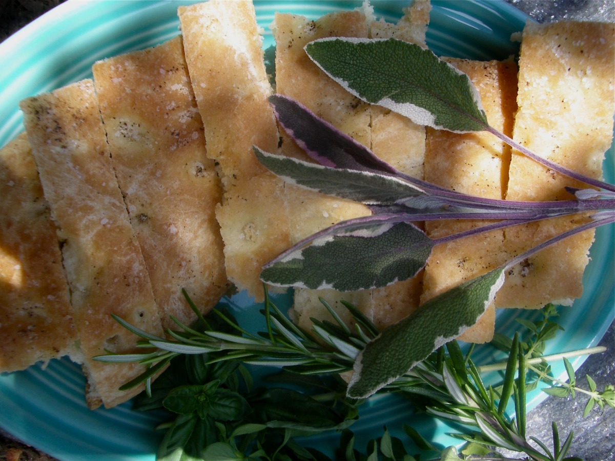 Focaccia with Mixed Herbs