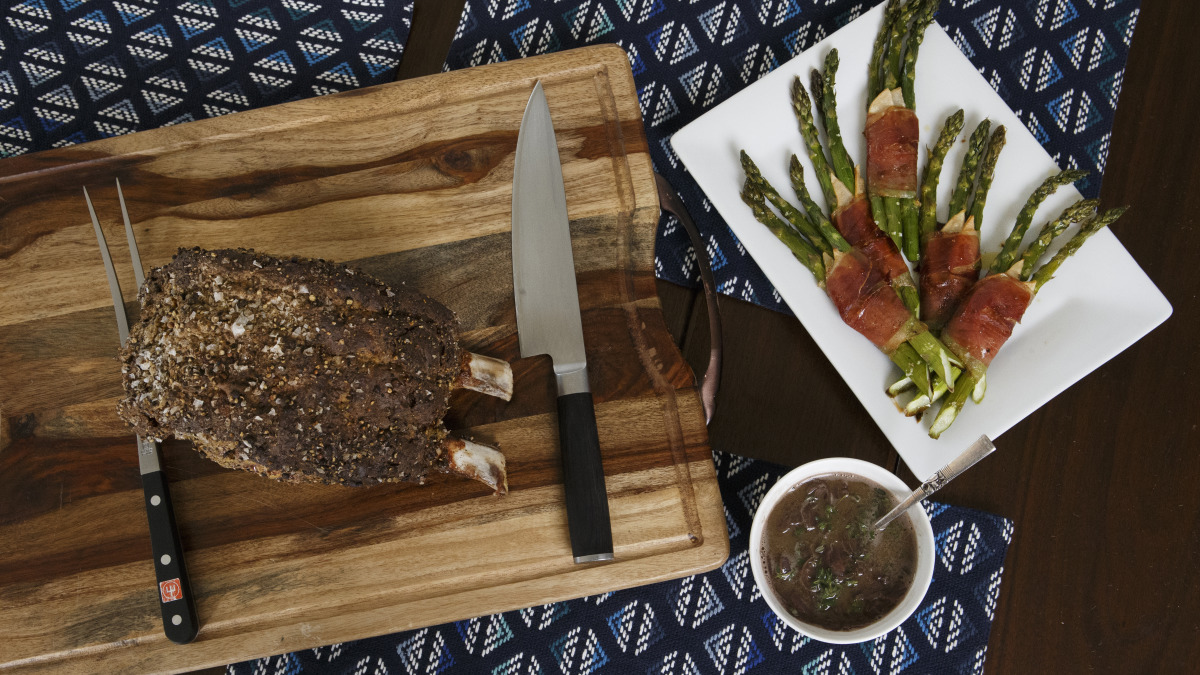 Mustard-Roasted Prime Rib image