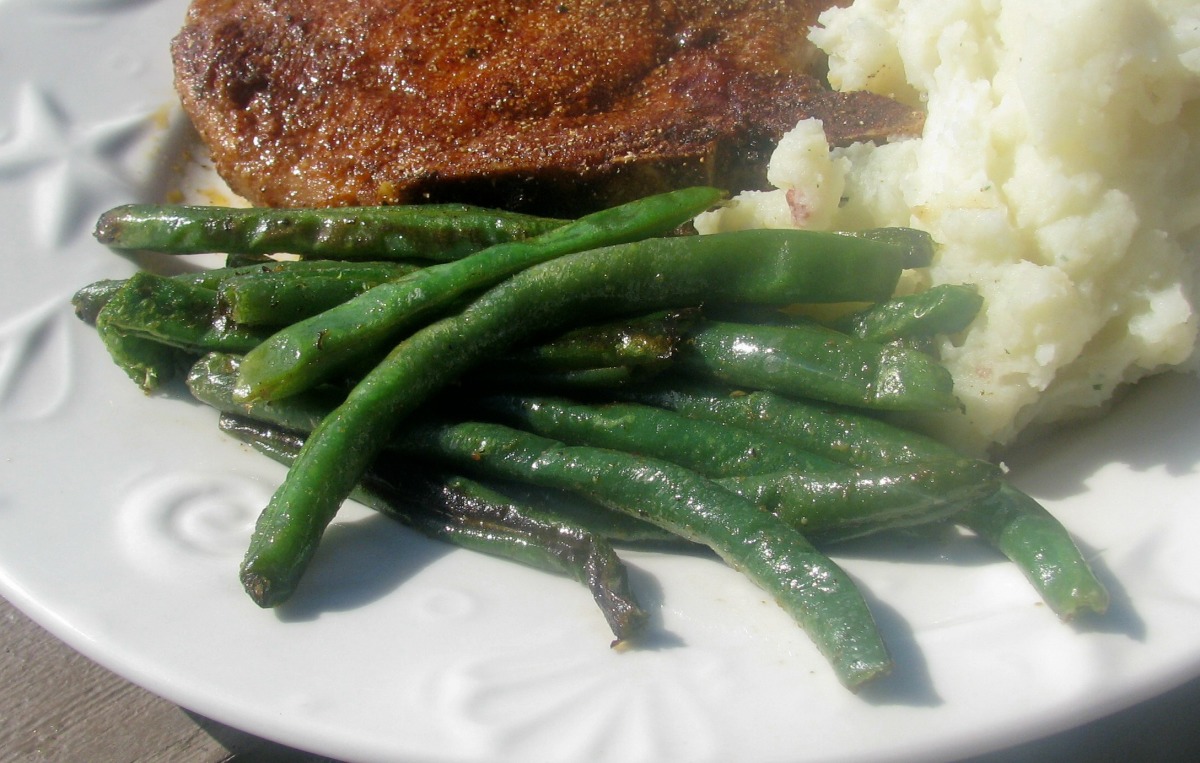 Grilled Cajun Green Beans