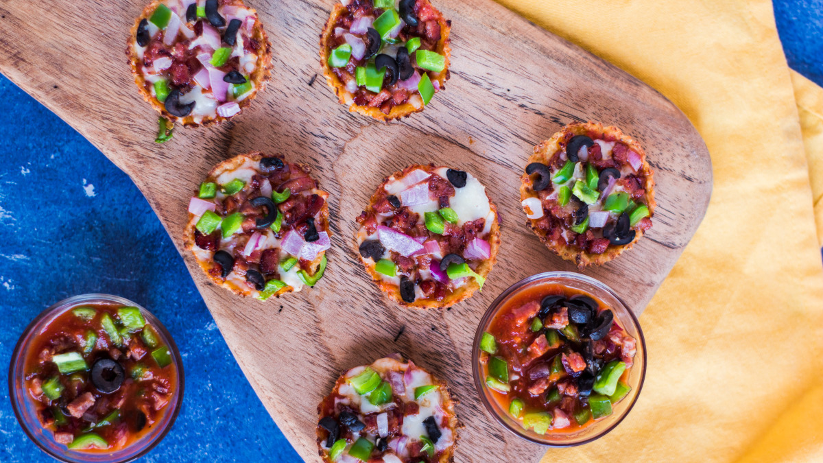 Mini Cauliflower Pizza Pies Recipe Food Com