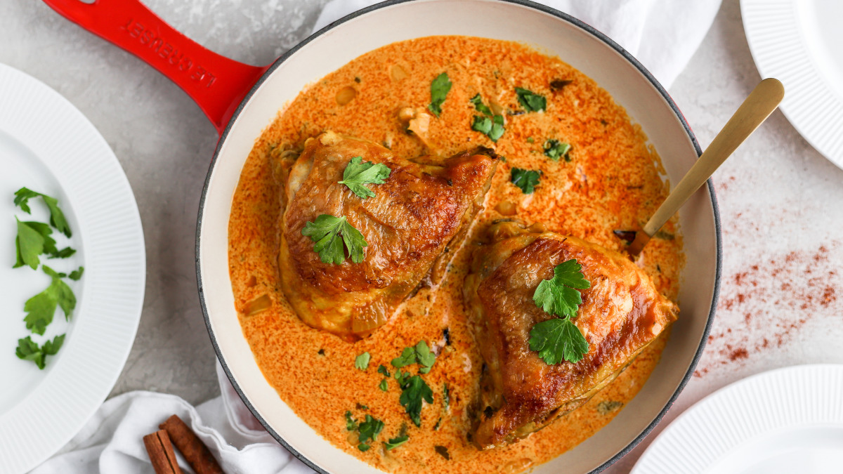 Creamy Spiced Keto Butter Chicken Recipe Food Com Aip chicken and mushroom casserole. creamy spiced keto butter chicken