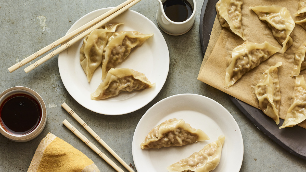 Steamed Pork &amp; Scallion Dumplings-image