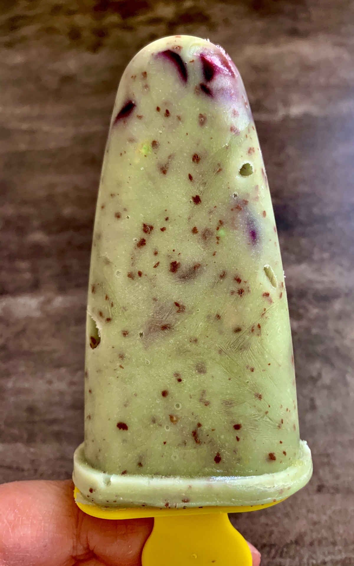 Pistachio-Chocolate-Cherry Pudding Pops image