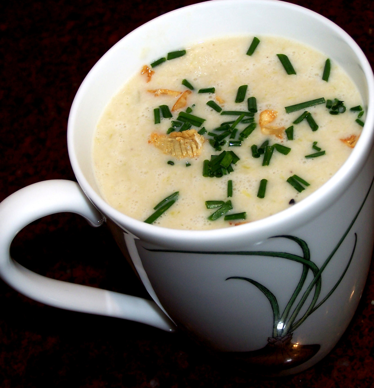 Roasted Garlic and Leek Soup-image