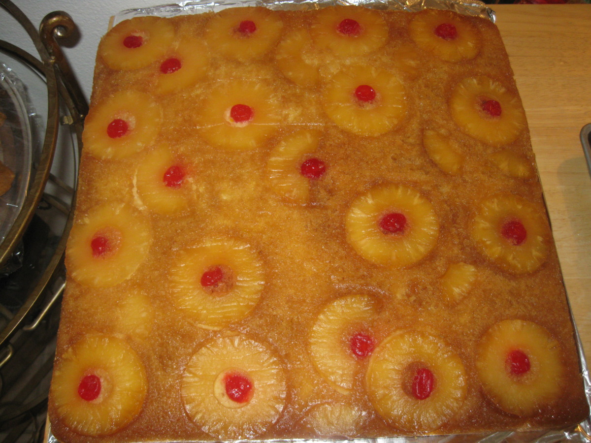 Pineapple Upside Down Cake Recipe - Saving Room for Dessert