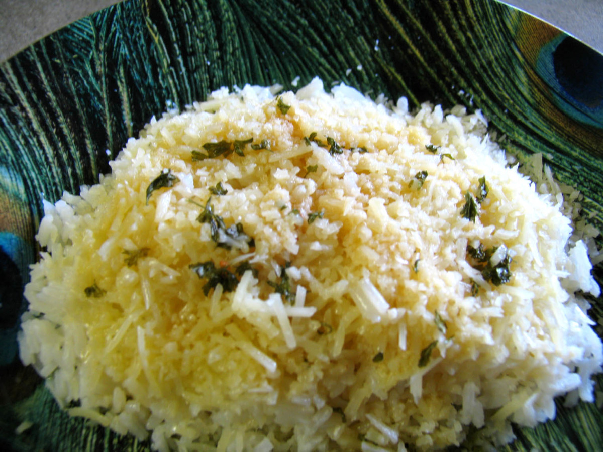 Parmesan Buttered Rice image