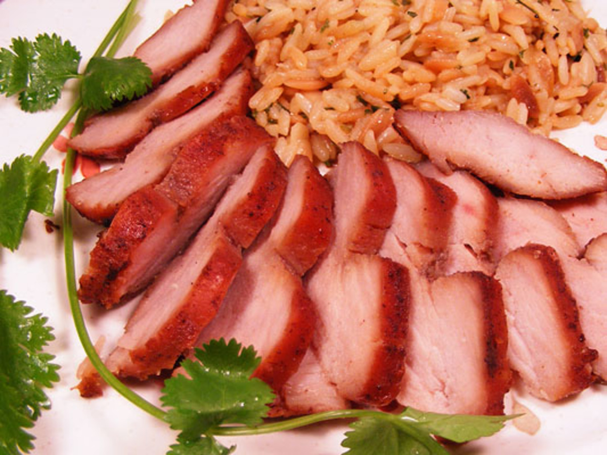 Barbecued Red Roast Pork Tenderloin_image