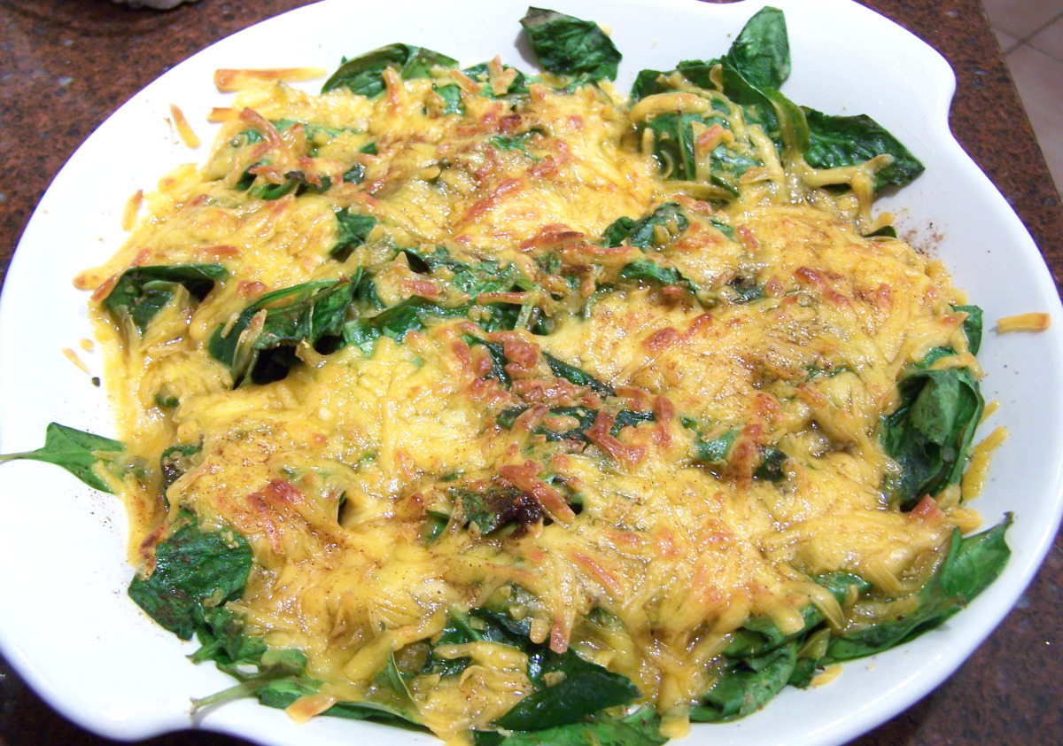 Spinach Au Gratin Recipe