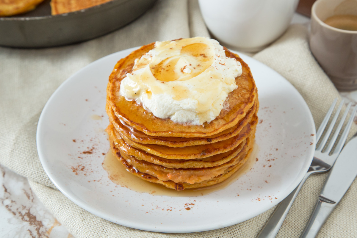 Carrot Breakfast Pancakes