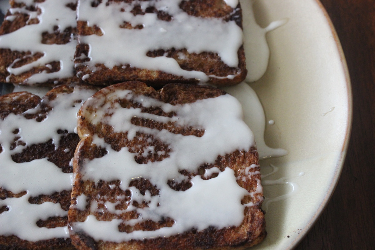 Cinnamon Roll Toast