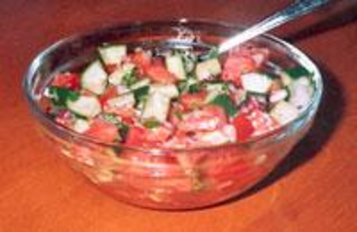 Tomato and Mint Salad (Shirazi) image