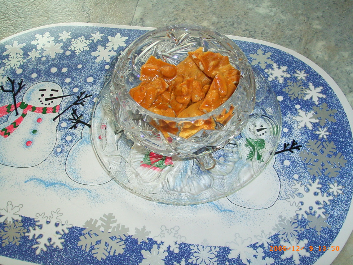 Peanut Brittle in a Jiffy