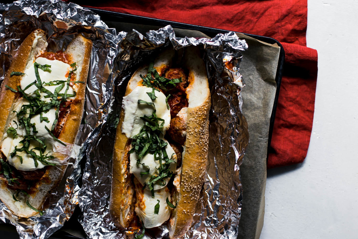 Divine Meatball Sandwiches