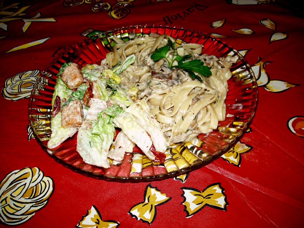 Fettuccine With Wild Mushrooms
