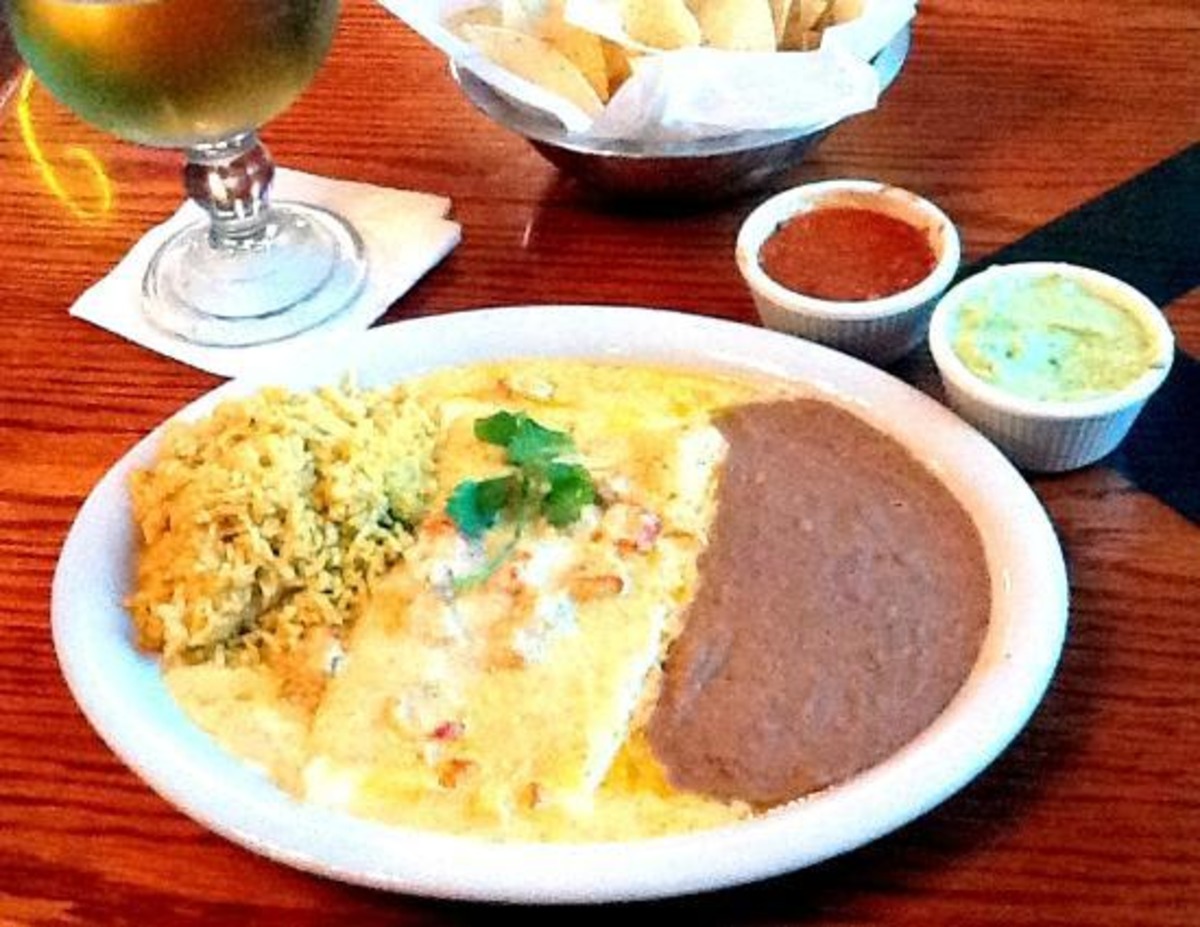 Best Spinach And Mushroom Enchiladas With Cilantro Cream Sauce Recipes