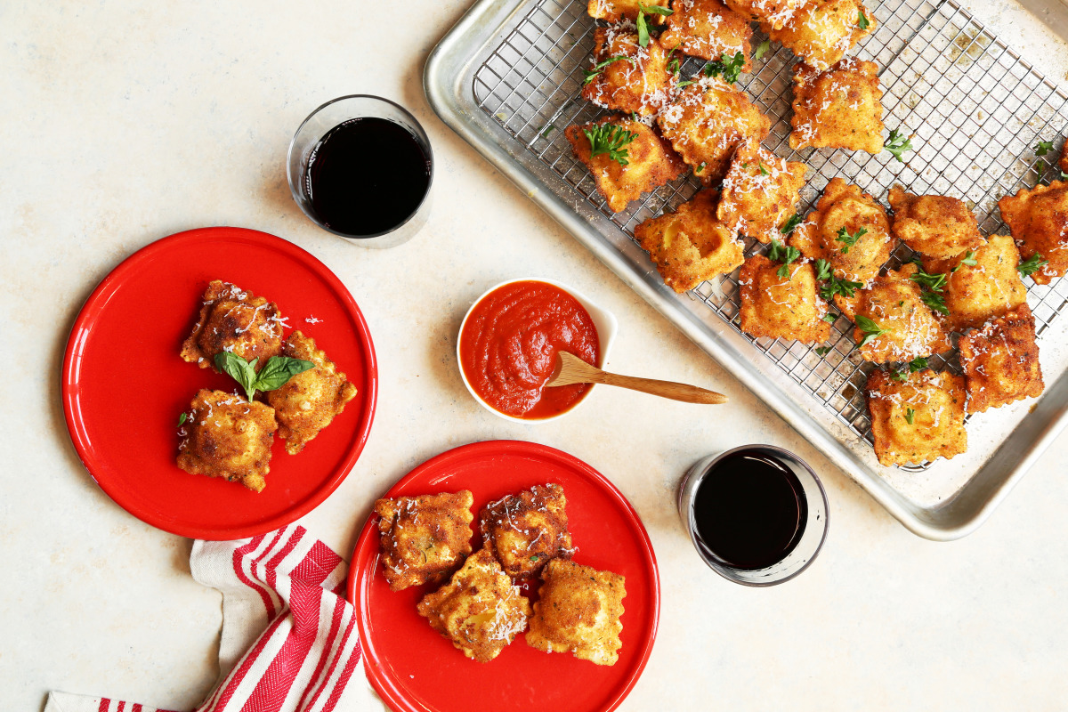 Olive Garden Toasted Ravioli Recipe Food Com