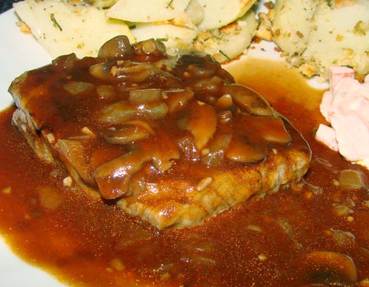 Mushroom and Wine Steak Sauce image