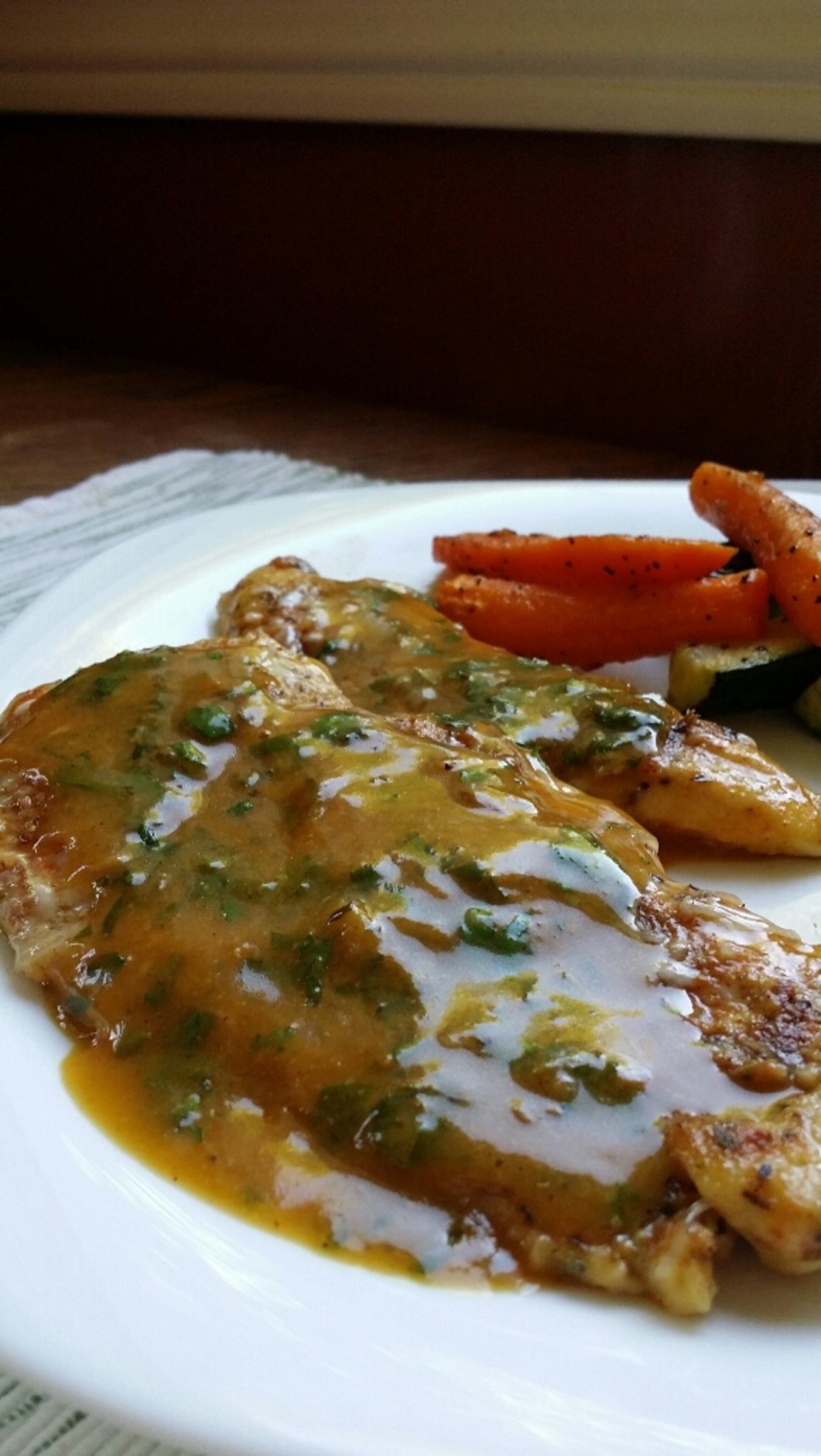 Chicken in White Wine Sauce
