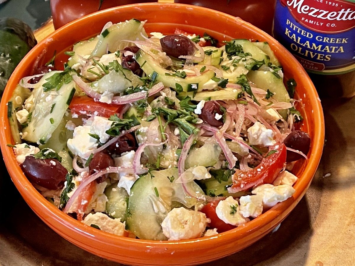 Greek Cucumber - Tomato and Onion Salad