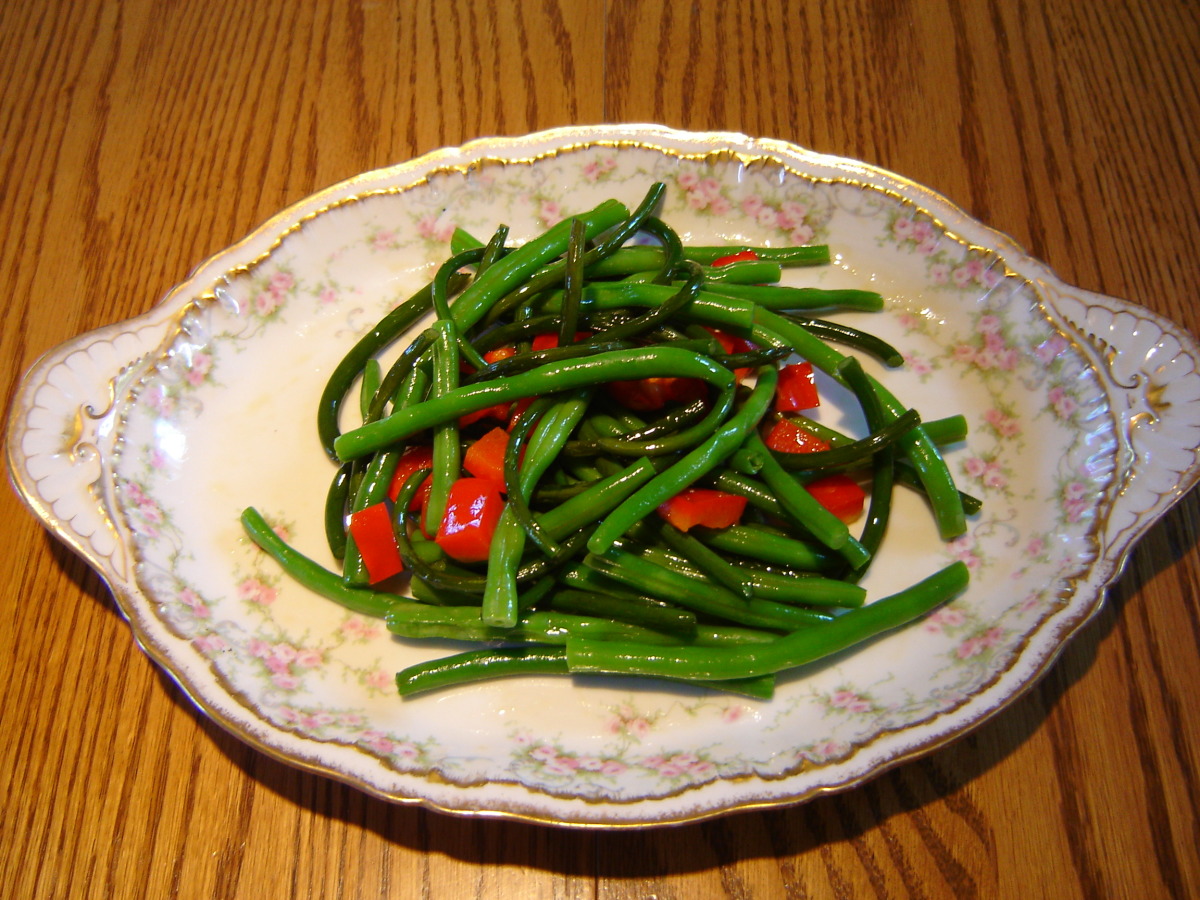 SAUTE OF GARLIC SCAPES & GREEN BEANS image