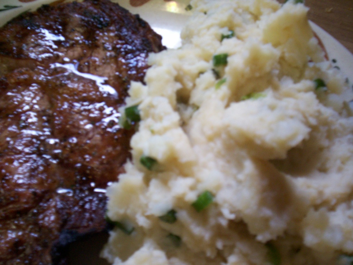 Garlic Scapes Potatoes