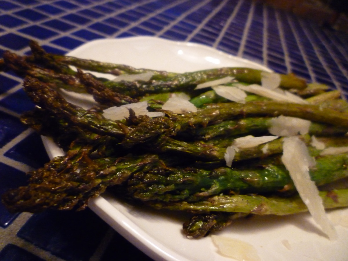 Roasted Asparagus with Brown Butter and Pecorino image