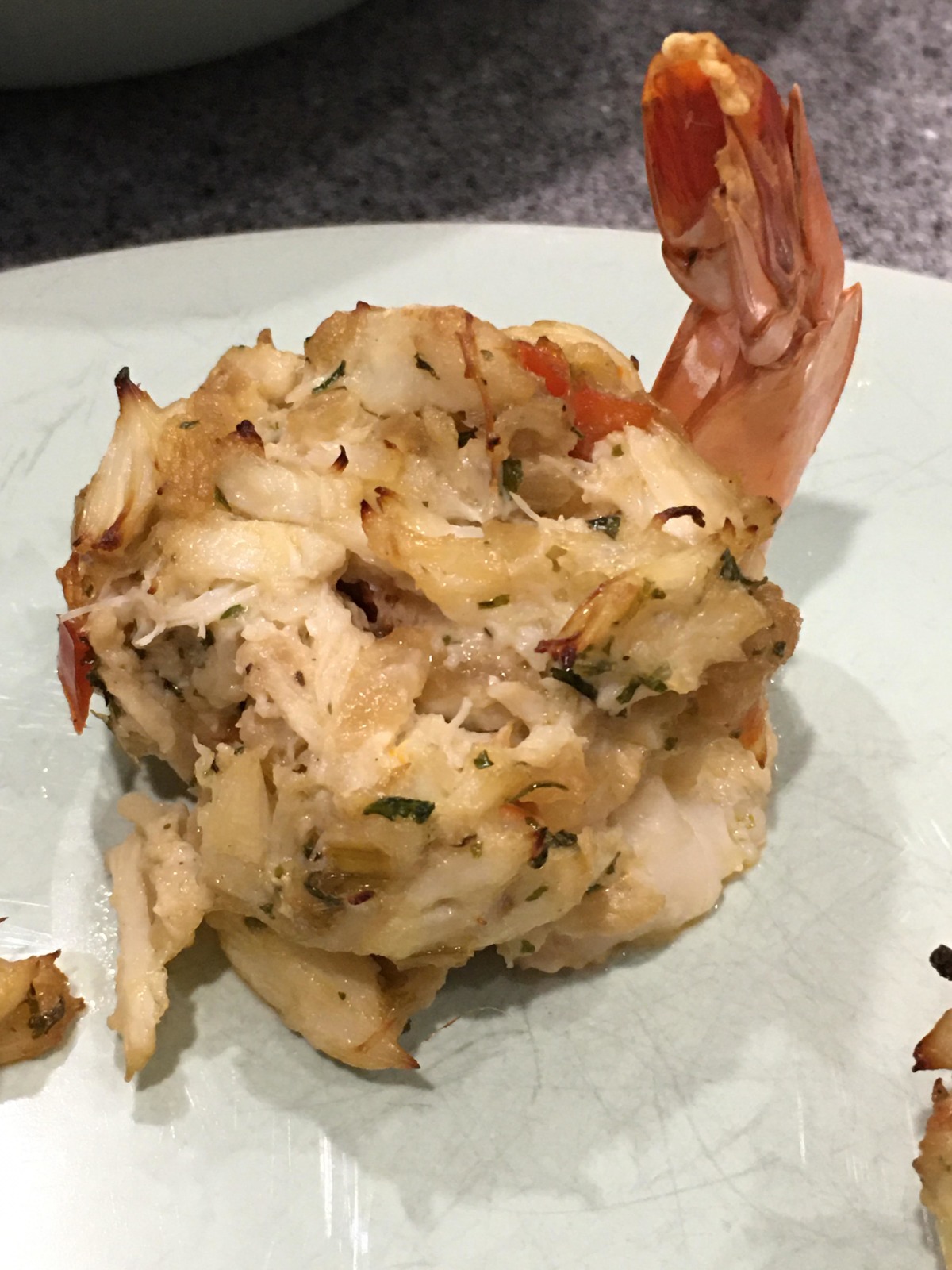 Baked Stuffed Shrimp with Crabmeat Stuffing image