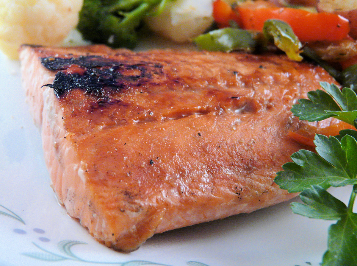 Grilled Honey Balsamic Salmon Recipe Food Com