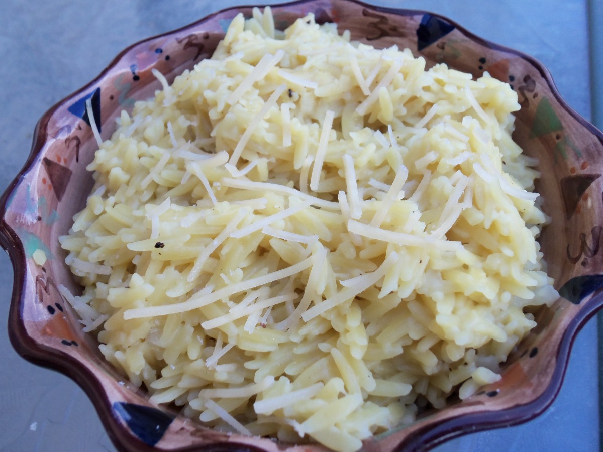 Cheesy Orzo