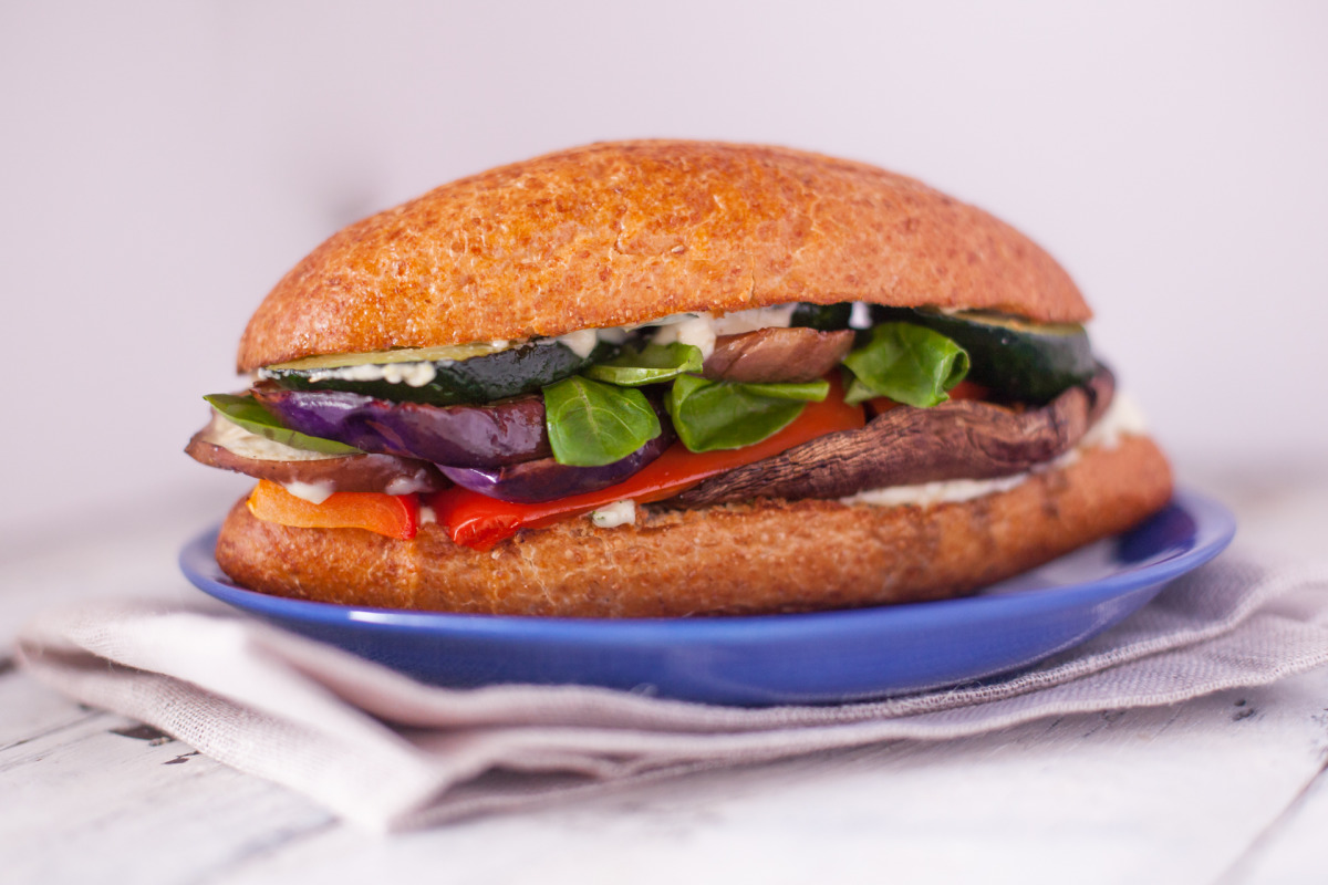 Grilled Vegetable Sandwich image