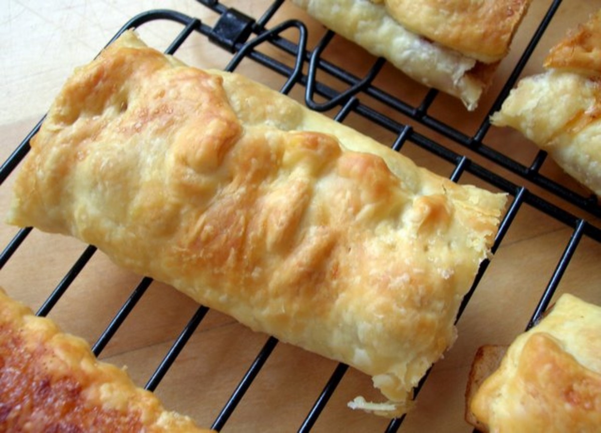 Frosted Apple Strudel