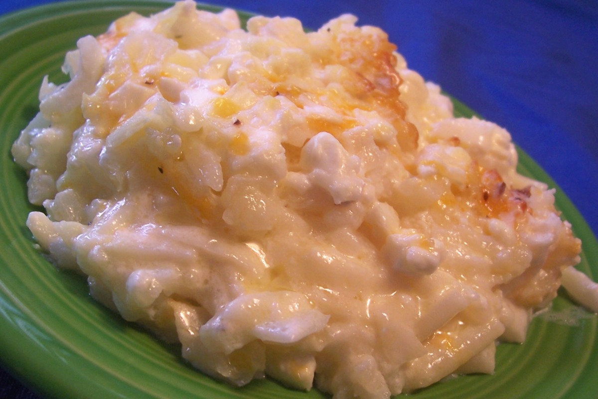 Au Gratin Hash Browns Potatoes Recipe