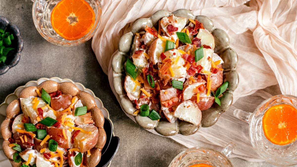 Easy Loaded Baked Potato Salad