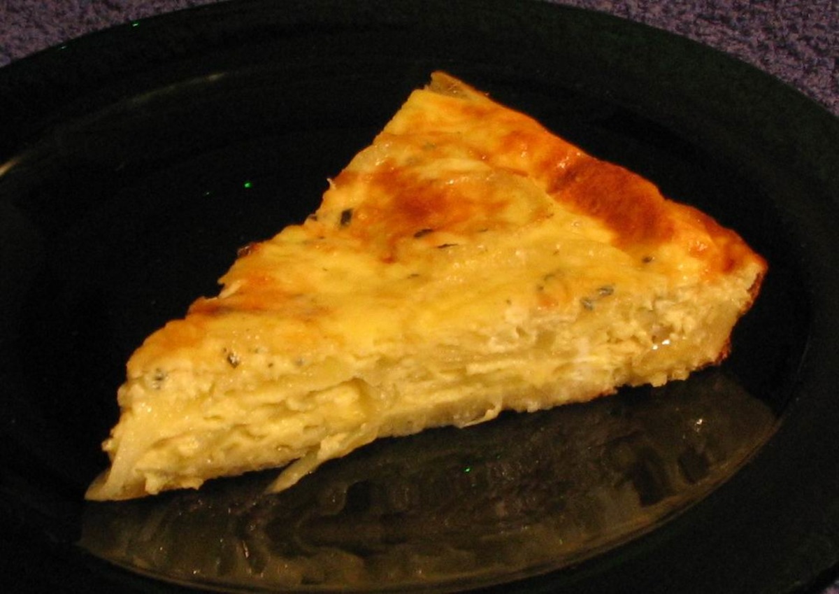 Cheese and Onion Tart image