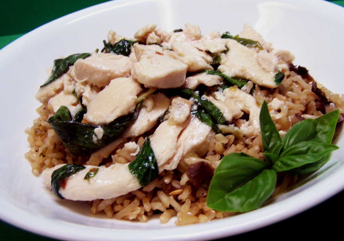 Chicken and Basil Stir-Fry