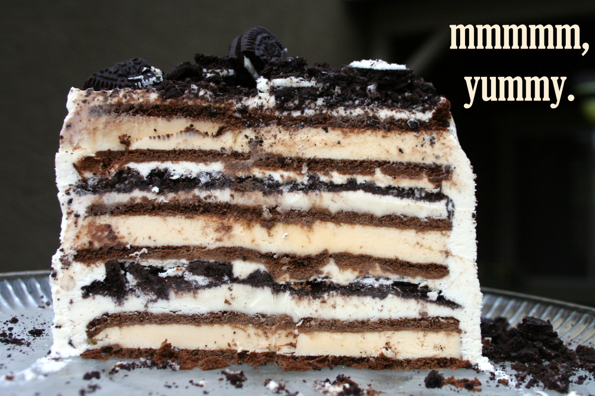 3 Ingredient Ice Cream Sandwich Cake Recipe Food Com