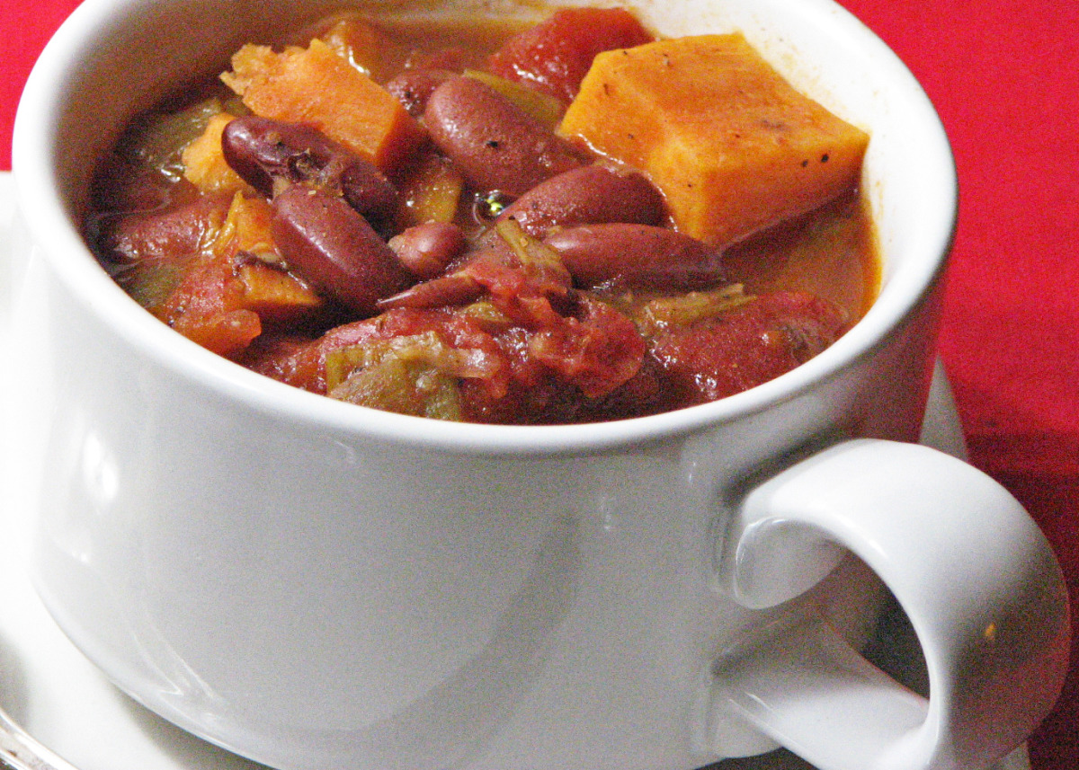 Kidney Bean and Sweet Potato Stew image