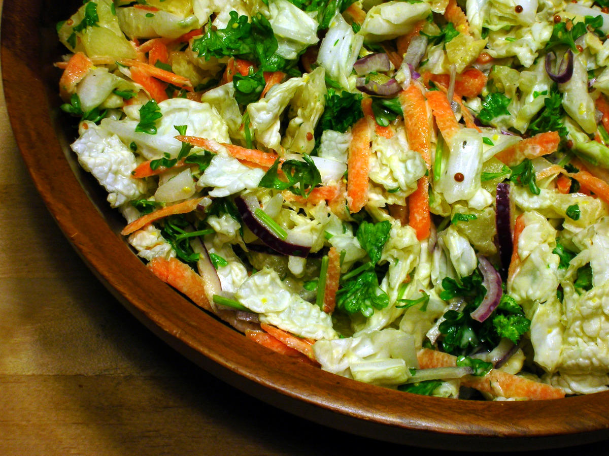 Carla's Chinese Cabbage & Parsley  Salad