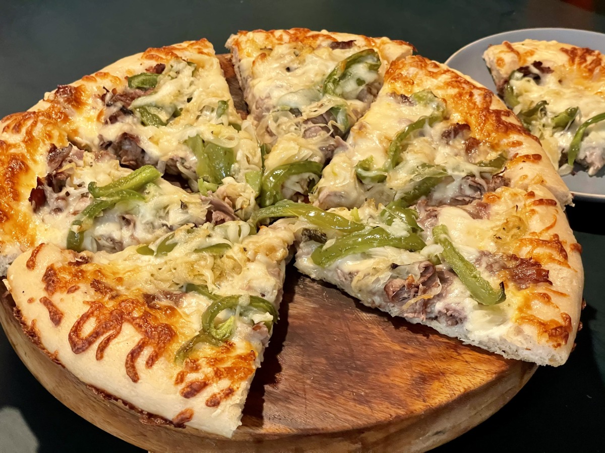 Philly Cheesesteak Pizza